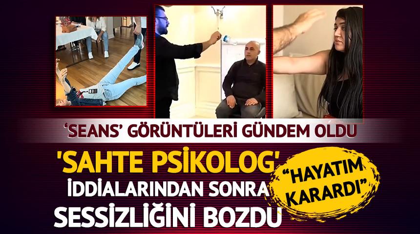 Seans görüntüleri gündem oldu! 'Sahte psikolog' iddialarından sonra sessizliğini bozdu