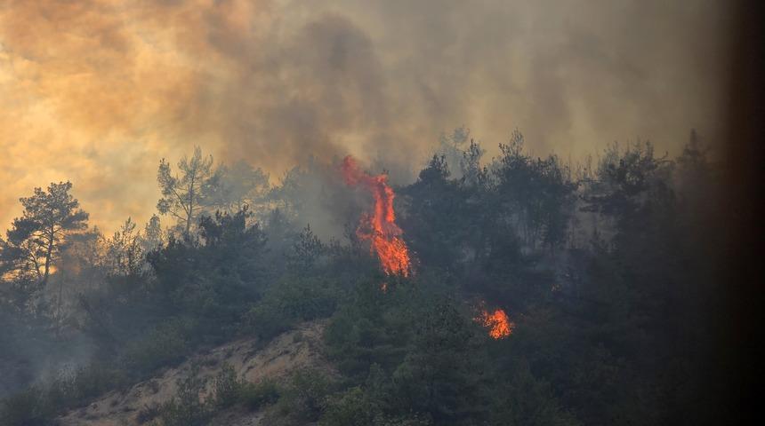 Karabük yeniden yanıyor! Korkutan görüntüler