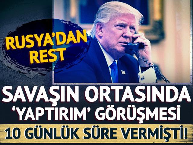 Savaşın ortasında 'yaptırım' görüşmesi