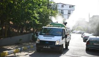 Bulaşıcı hastalıklara karşı ilaçlama yapılıyor