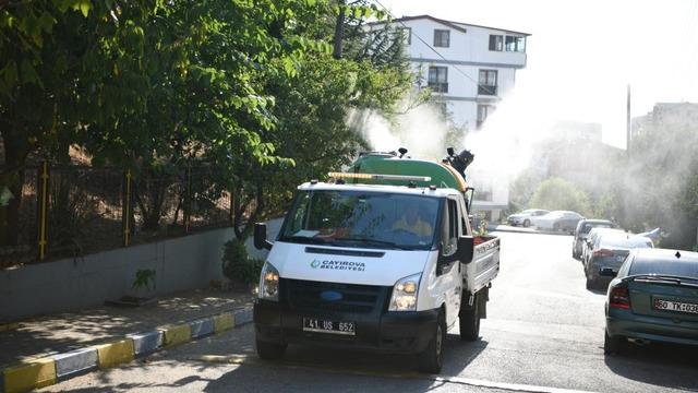 Kocaeli'nde yaz aylarında bulaşıcı hastalıklara karşı ilaçlamalı önlem: Mahalle mahalle geziyorlar