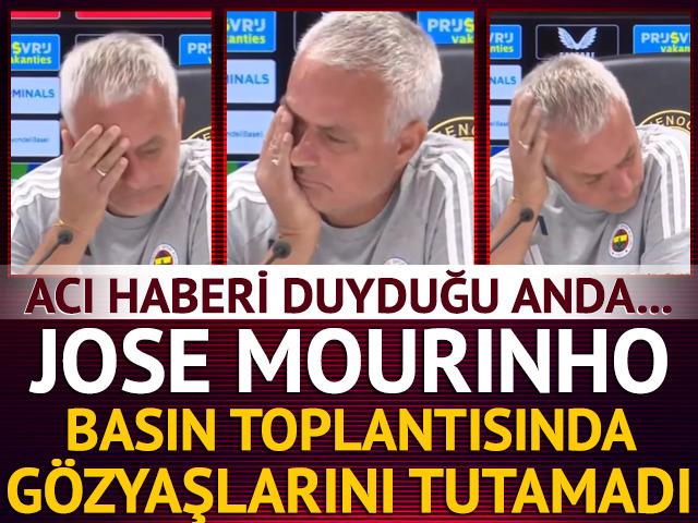Jose Mourinho canlı yayında gözyaşlarını tutamadı! Arkadaşının ölüm haberini alınca yıkıldı