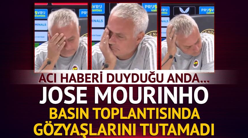 Jose Mourinho canlı yayında gözyaşlarını tutamadı! Arkadaşının ölüm haberini alınca yıkıldı
