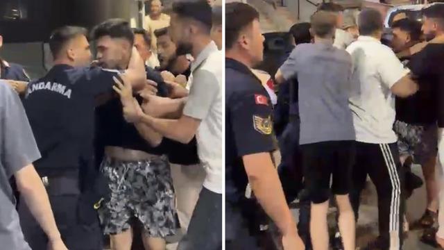 GBT kontrolünde jandarmaya saldırdılar: "Seni sivilken vururum"