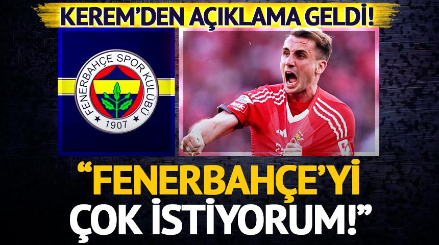Kerem Aktürkoğlu, Fenerbahçe'yi resmen açıkladı! "Jose Mourinho ile çok çalışacak olmak beni heyecanlandırıyor"