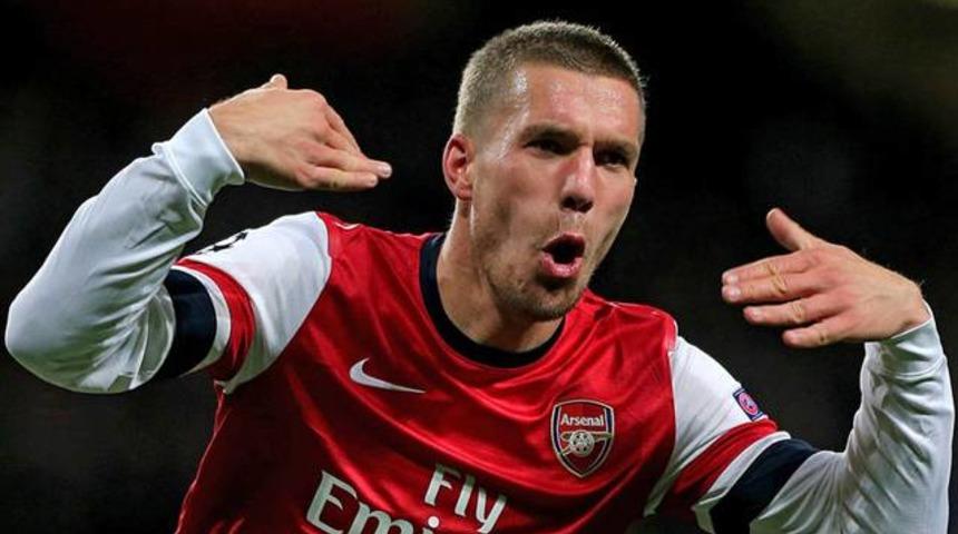 Podolski Galatasaray i&ccedil;in bastırıyor