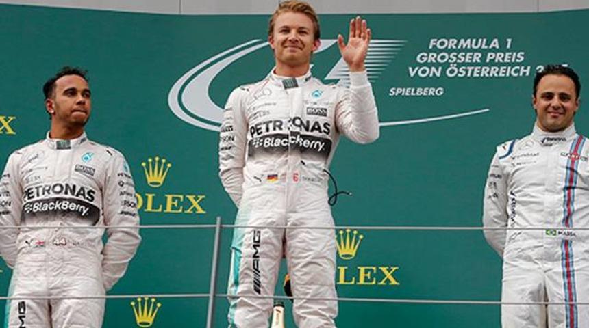 Rosberg'ten 3. zafer!