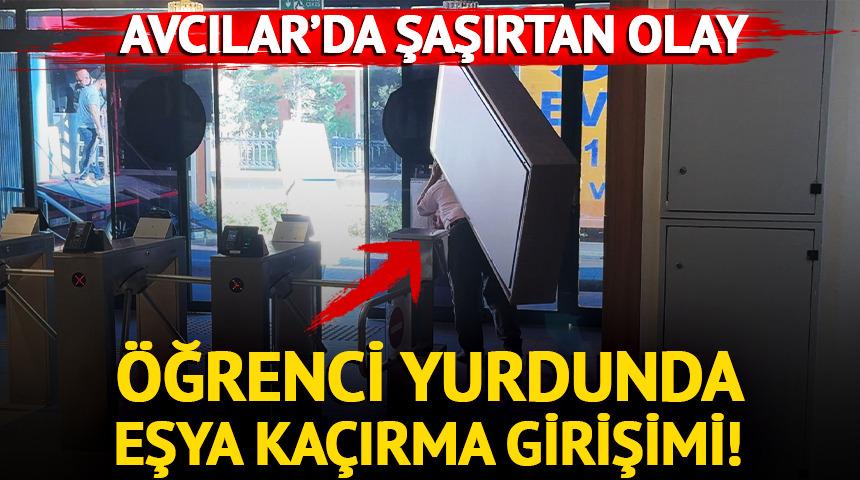 Tahliye davasını kaybeden öğrenci yurdunda eşya kaçırma girişimi!