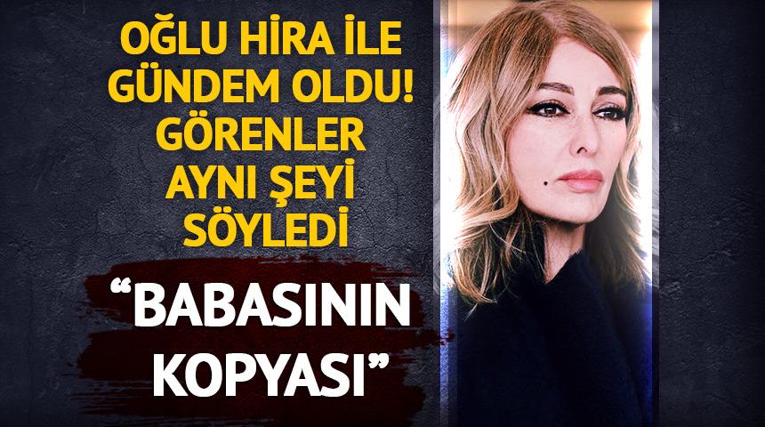 Oğlu Hira ile gündem oldu! Görenler aynı şeyi söyledi! 'Babasının kopyası'  