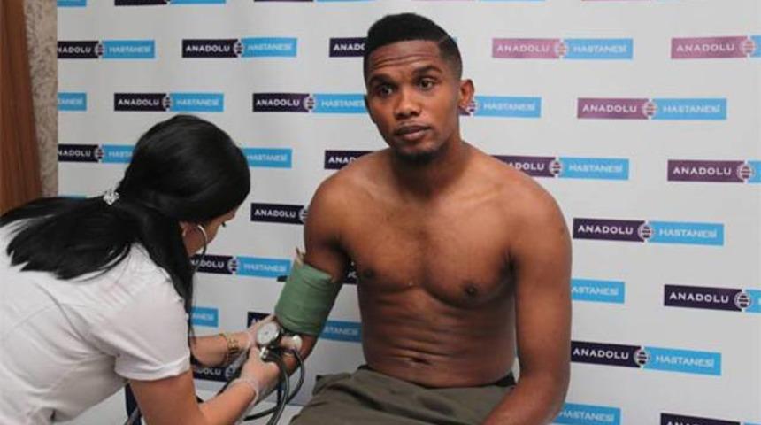 Eto'o sağlık kontrolünden geçti