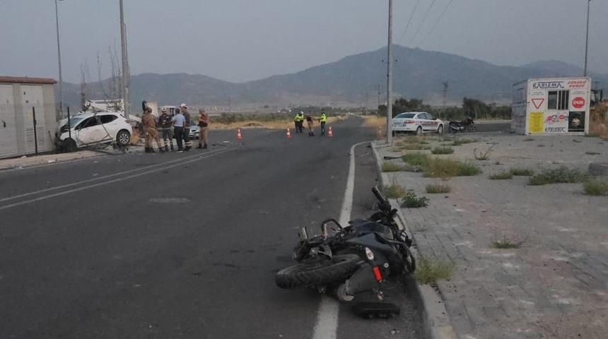 Gaziantep'te feci kaza! Otomobille motosiklet çarpıştı... 1 kişi hayatını kaybetti, 3 kişi yaralandı