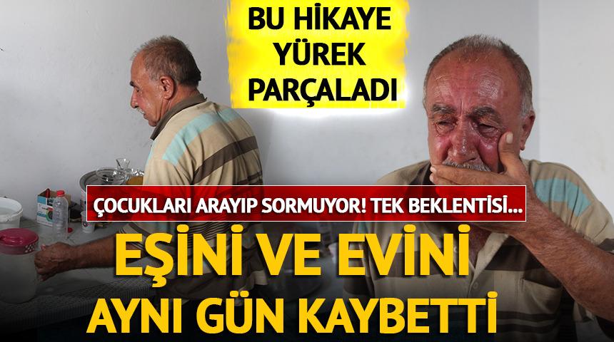 Adana'da acı olay! Eşini ve evini aynı gün kaybetti: 5 bin TL ile depoda yaşıyor