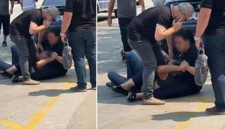Eski kocaya caddede meydan dayağı! Herkesin içinde yere yatırıp dövdü: 'Sen benim kızımı nasıl taciz edersin?'