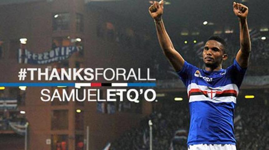 Sampdoria, Eto'o'ya böyle veda etti