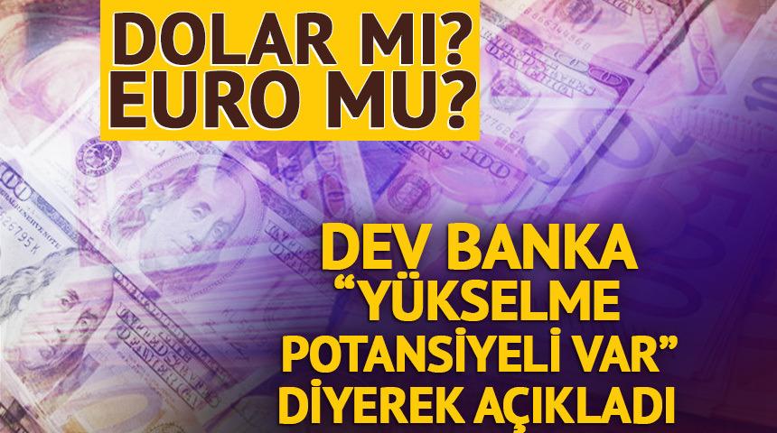 Dövizde kalanların beklediği haber geldi! ING Bank euro tahminini paylaştı