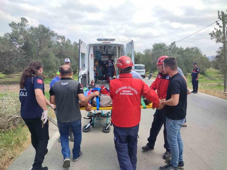 Havran’da sıkışmalı trafik kazası: Sürücü kurtarıldı G2