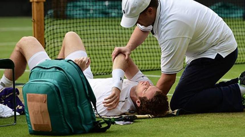 Murray sakatlandı ama turladı!