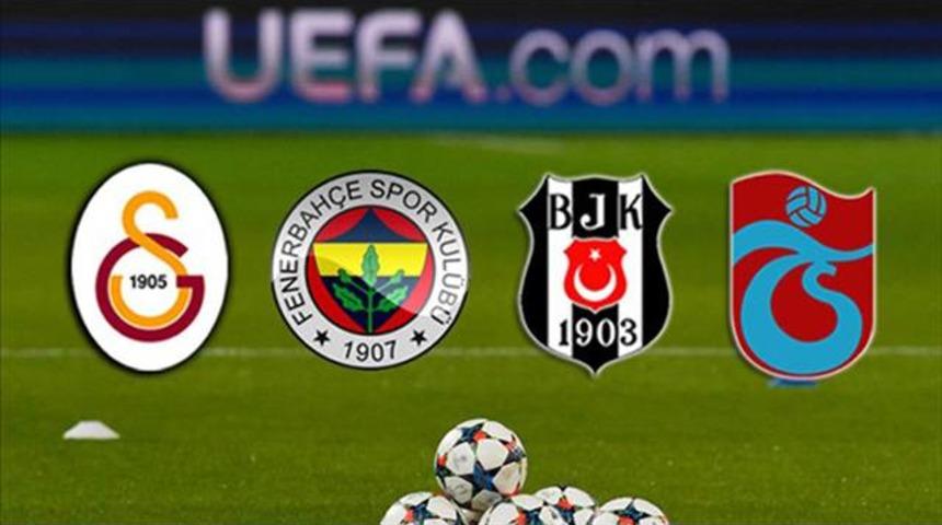 UEFA a&ccedil;ıkladı! 4 b&uuml;y&uuml;kler ka&ccedil;ıncı sırada?