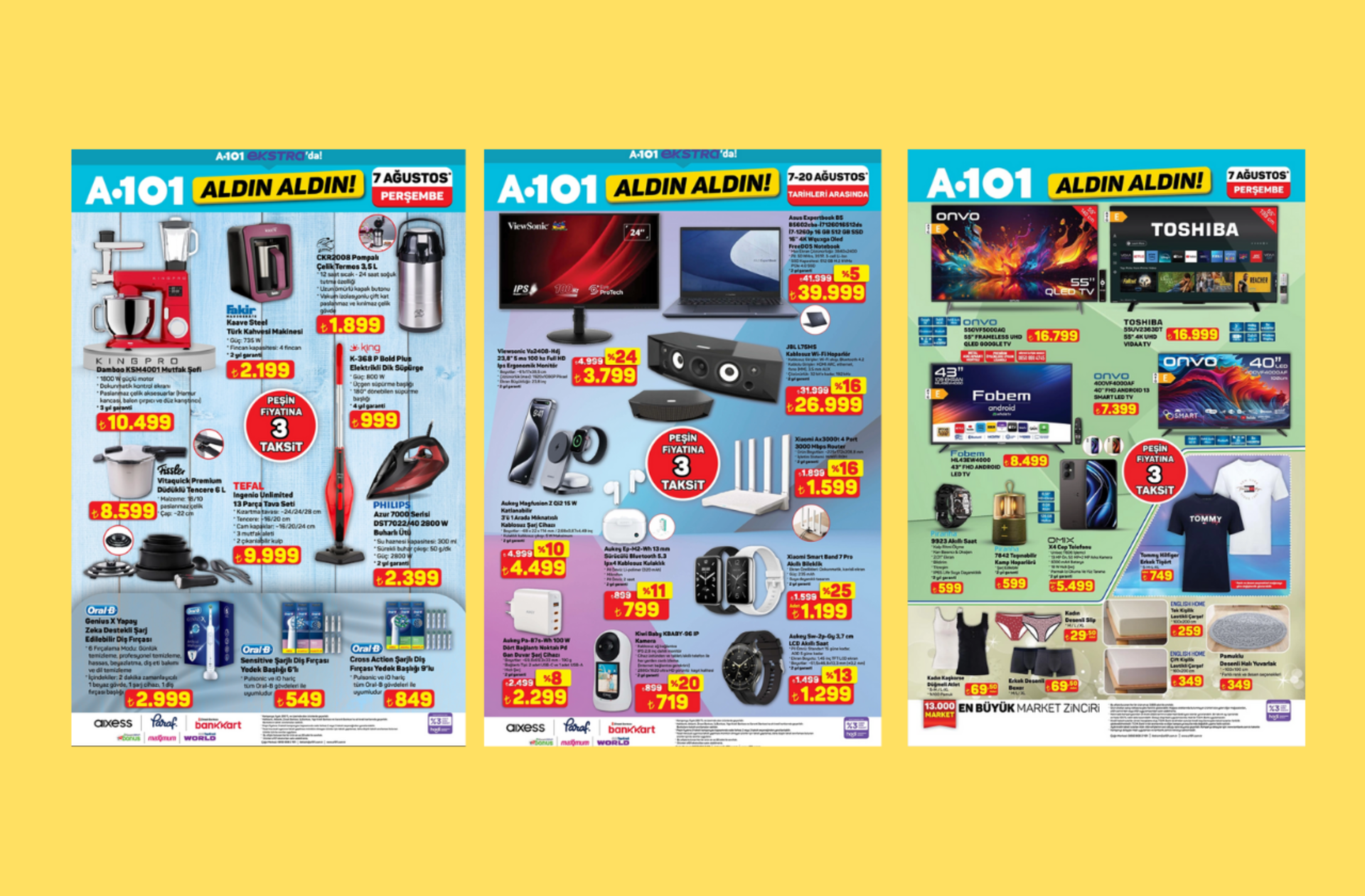 A101'e Oral B Şarjlı Diş Fırçası geliyor! İşte 7 Ağustos 2025 A101 Aldın Aldın Kataloğu