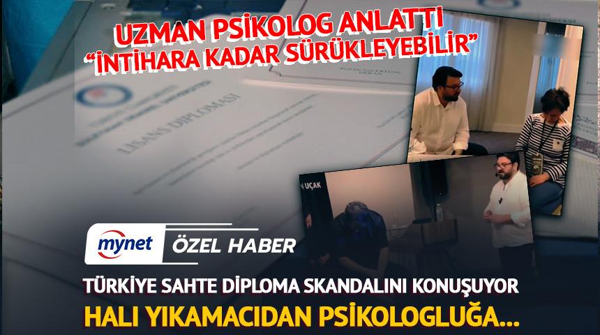 MYNET ÖZEL | Uzman psikolog sahte diploma skandalı hakkında konuştu