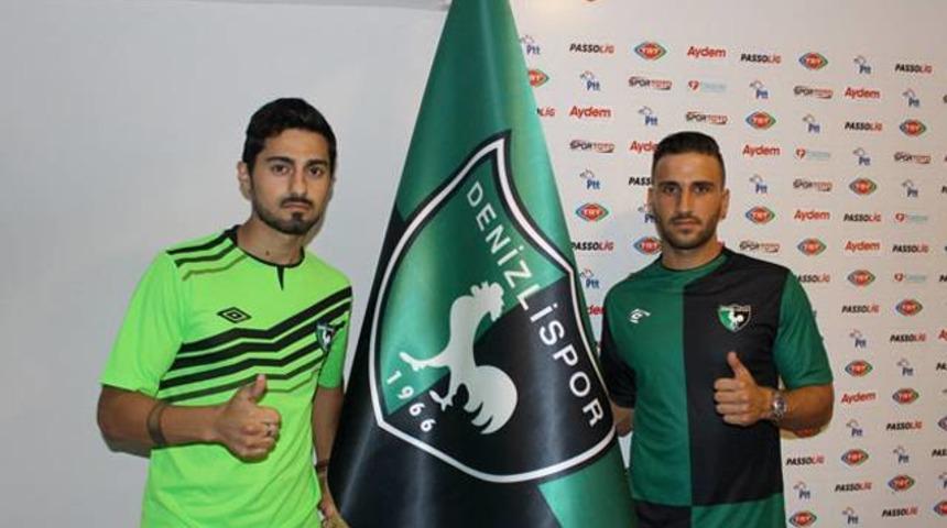 Denizlispor'dan iki imza birden
