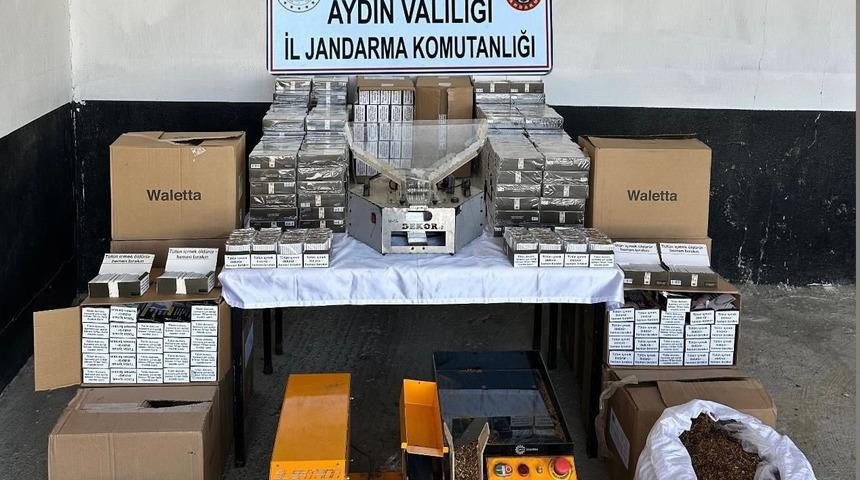 Söke’de kaçak tütün operasyonu