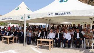 Oltu’da Kapalı Halk Pazarı’nın temeli atıldı