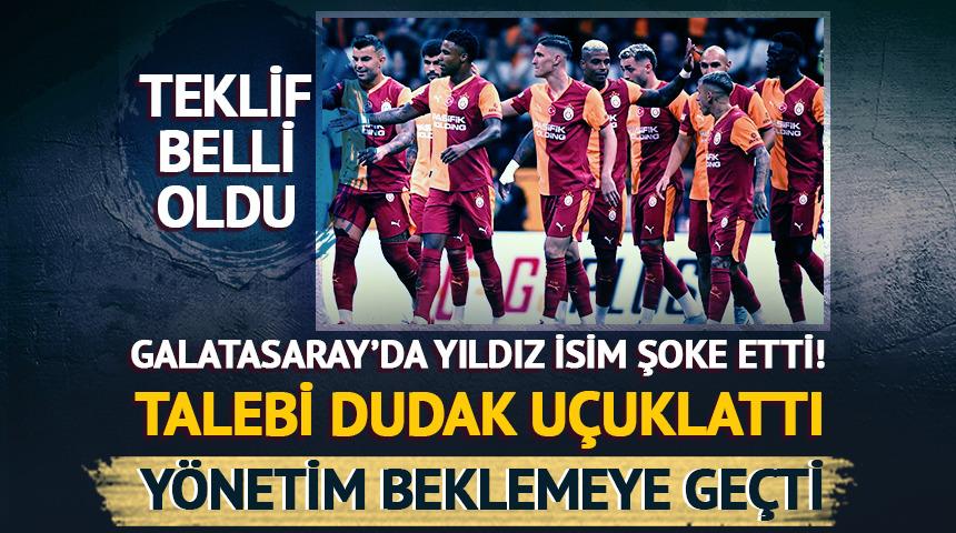 Yıldız oyuncunun talebi şaşırttı! Yönetim buz kesti...