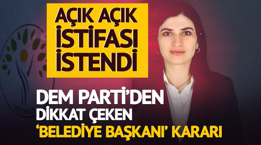 DEM Parti'den 'belediye başkanı' kararı