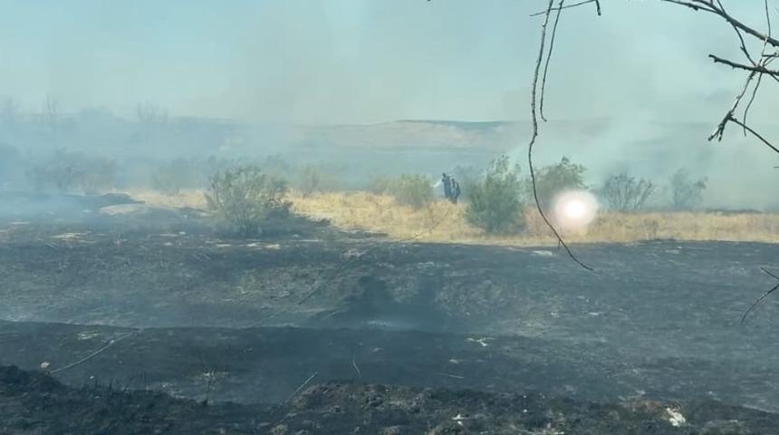 Batman’da anız yangınında 100 dönüm alan zarar gördü