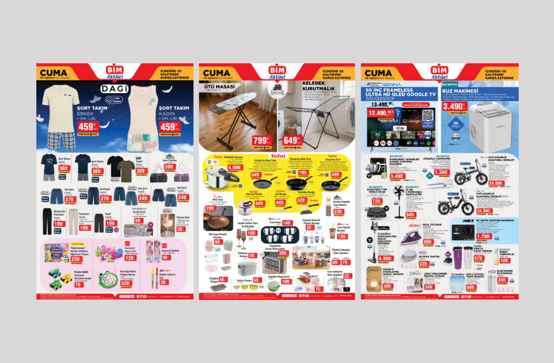 BİM'e Dagi şort takımlar geliyor! 8 Ağustos 2025 BİM Aktüel Kataloğu burada