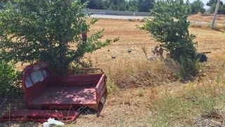 Otomobil ile üç tekerlekli motosiklet çarpıştı: 1 yaralı