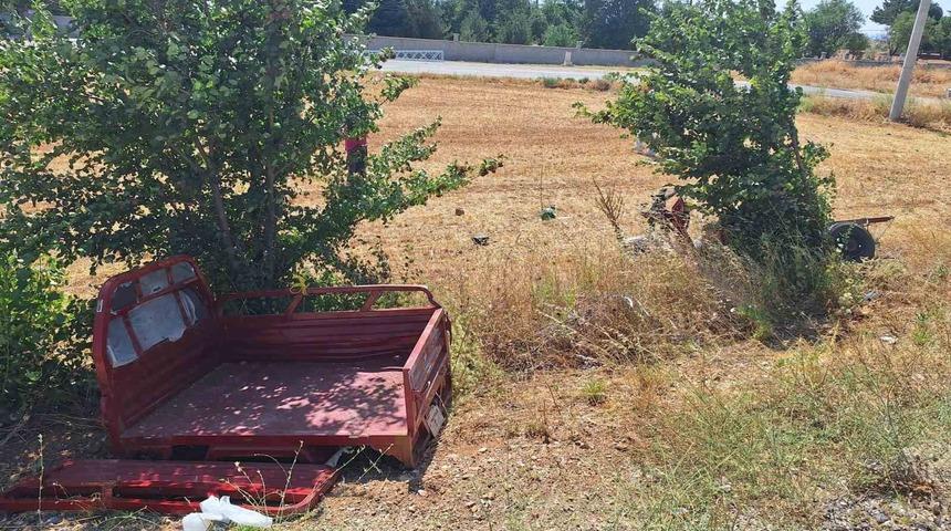 Otomobil ile üç tekerlekli motosiklet çarpıştı: 1 yaralı