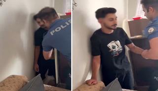 Firari hükümlü, evdeki rafın arkasında saklanırken yakalandı