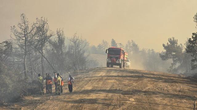 Karabük'te orman yangını: Yerleşim yerleriyle ilgili şu an tehlike görünmüyor