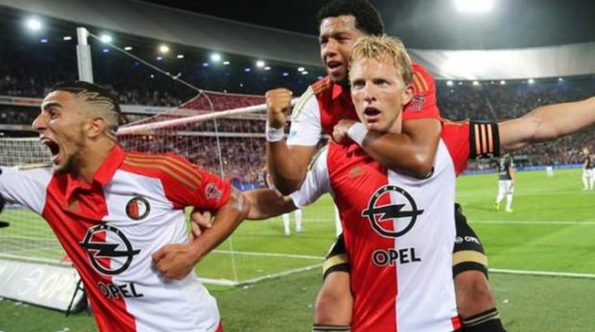 Kuyt ve Kazım attı, Feyenoord kazandı