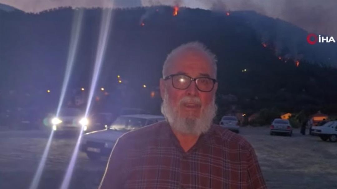 Yer: Karabük... Yangında evini terk edip karşı tepede namazını kıldı 1