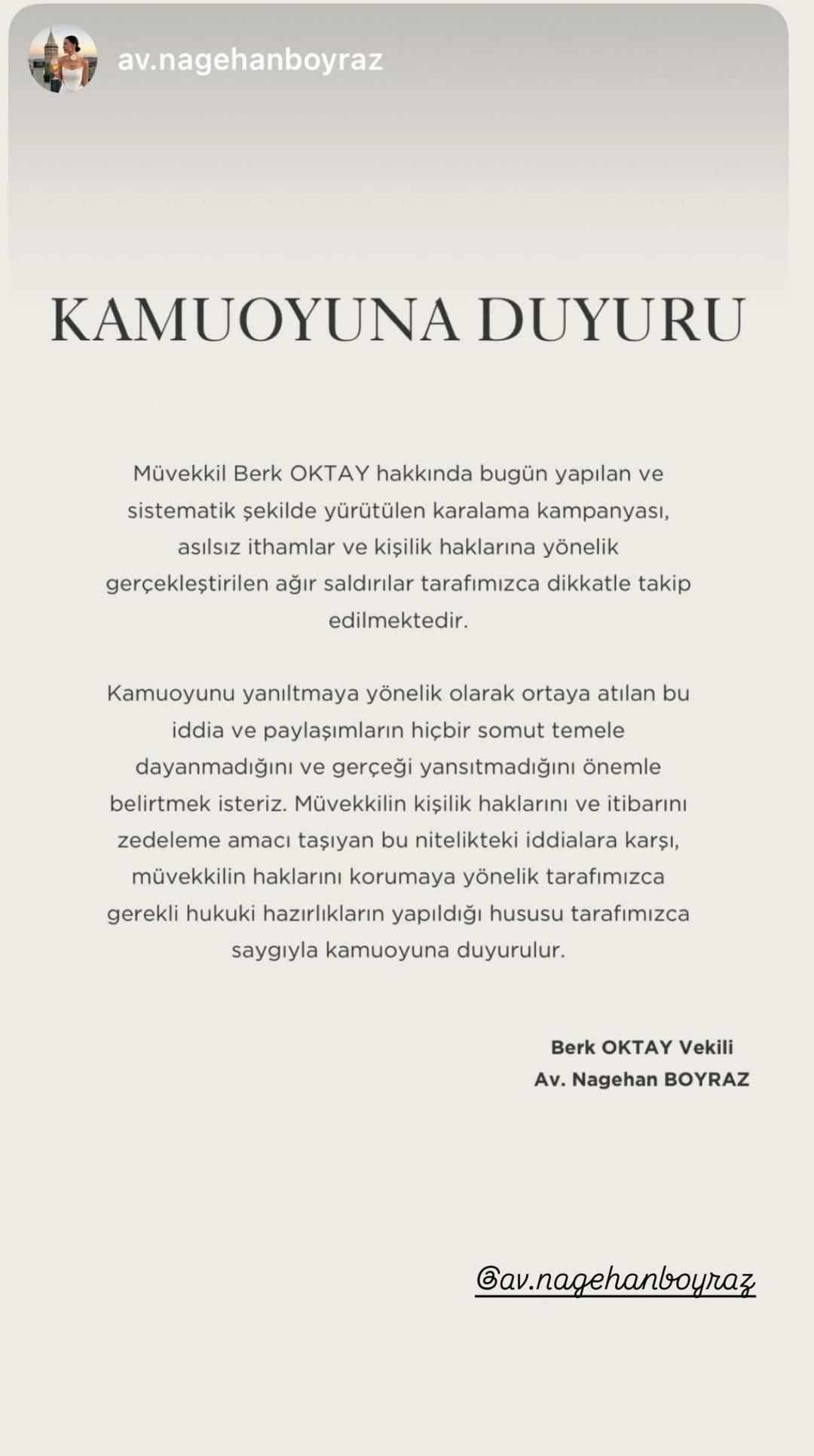 Önce ihanet sonra taciz suçlaması gündeme geldi! Berk Oktay karısını aldattı mı? Berk Oktay ve Yıldız Çağrı Atiksoy cephesinden net açıklama 3