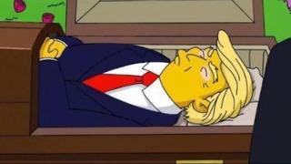 Simpsonlar, Trump'ın ölüm tarihini açıkladı! Nasıl öleceğini bile gösterdiler! Çok az kaldı...