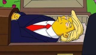 Simpsonlar, Trump'ın ölüm tarihini açıkladı! Çok az kaldı