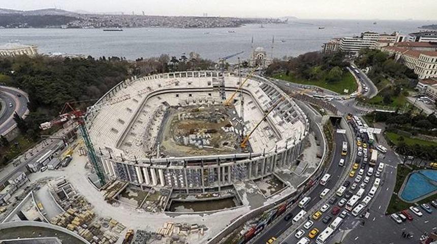 Vodafone Arena'nın inşaatı durduruldu