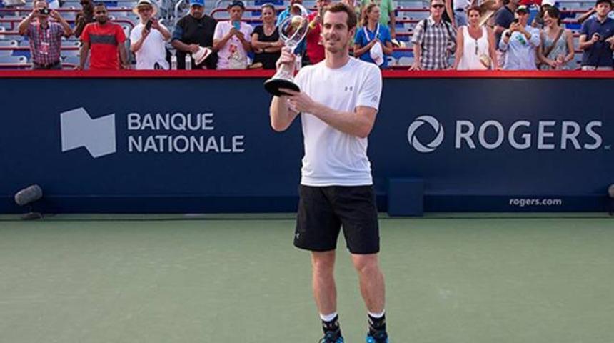 Rogers Cup'ta şampiyon Murray