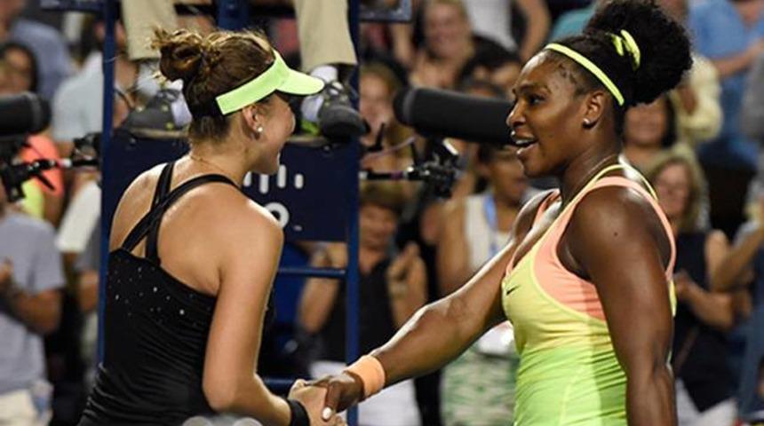 Serena'yı deviren 18'lik Bencic!
