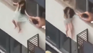 Kocasını metresiyle yakaladı, 4. kattan atladı! Korkunç anlar kamerada...