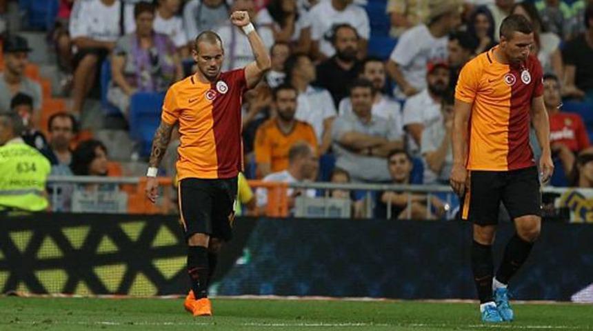 Sneijder Bernabeu'da alkışlandı