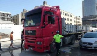 Malatya’da tır yayaya çarptı: 1 yaralı