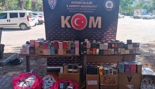 Kayseri’de ’kaçak parfüm’ operasyonu: 2 gözaltı