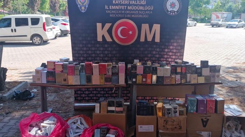 Kayseri’de ’kaçak parfüm’ operasyonu: 2 gözaltı