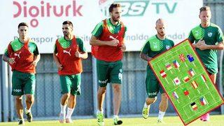 Bursaspor'da 5 kıtadan 13 farklı ülkeden oyuncu var!