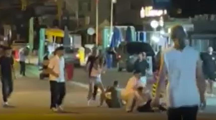 Edirne'de 6 kişinin yaralandığı kavga kamerada